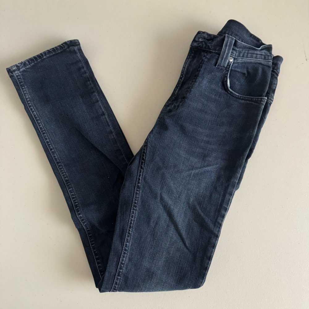 Nudie Jeans Co Dark Wash Thin Finn Jeans 29W 34L